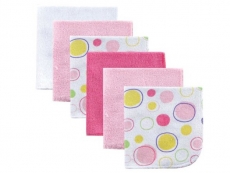 Washcloths 6pk (Pink)