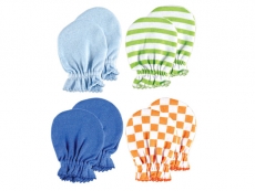 Scratch Mittens 4pk (Blue)