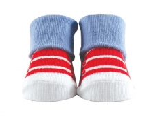 Baby Socks (Boy) - Red Shoe Design